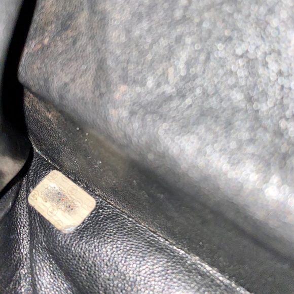 💓Sold💓Chain Large Shoulder Tote Bag Black - Picture 9 of 16